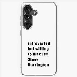 Introverted but willing to discuss Steve Harrington Samsung Galaxy Soft Case