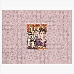 Steve Harrington Vintage Cool Guy Design Jigsaw Puzzle