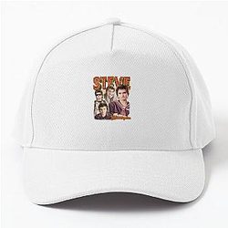 Steve Harrington Vintage Baseball Cap Collage Design