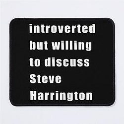 Introverted but willing to discuss Steve Harrington Mouse Pad
