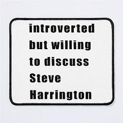 Introverted but willing to discuss Steve Harrington Mouse Pad