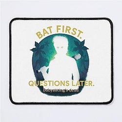 Bat First Ask Steve Harrington in Full Swing Mouse Pad