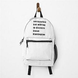 Introverted but willing to discuss Steve Harrington Backpack
