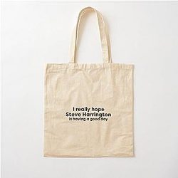 I really love Steve Harrington Cotton Tote Bag