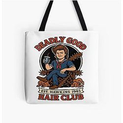 Steve Harrington Deadly Good Hair Club Edition Tote Bag