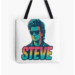 Steve Harrington - Hair Like Hellfire Style Like No One Else All Over Print Tote Bag