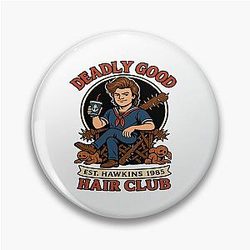 Steve Harrington - Deadly Hair Club Pin