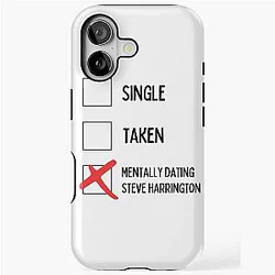 Mentally dating Steve  Harrington iPhone case
