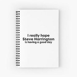 I love Steve Harrington Spiral Notebook