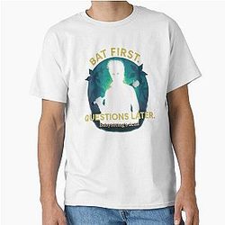 Bat First, Ask Never - Steve Harrington in Full Swing Classic T-Shirt