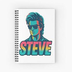Steve Harrington - Hair Like Hellfire Style Spiral Notebook