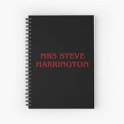 Stranger Things Mrs Steve Harrington Spiral Notebook