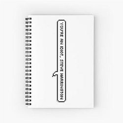 Steve Harrington Spiral Notebook