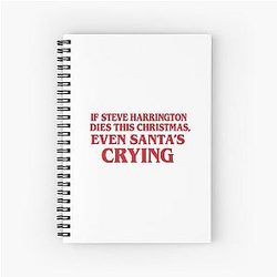 Steve Harrington Spiral Notebook