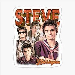 Steve Harrington Vintage Cool Guy Design Sticker