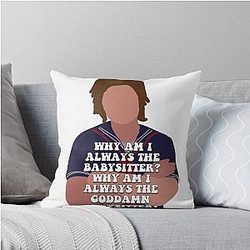 Steve Harrington Stranger Things Season 4 Shirt Sticker Throw Pillow