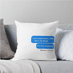 Steve Harrington on Drugs Throw Pillow