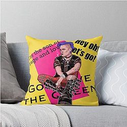 Punk Steve Harrington Throw Pillow