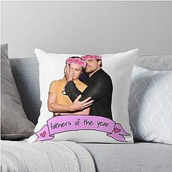 Hopper and Steve Harrington Throw Pillow