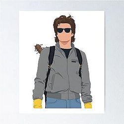 Steve Harrington Favorite Stranger Things Character Poster