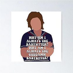 Steve Harrington Stranger Things Season 4 Shirt Sticker Poster