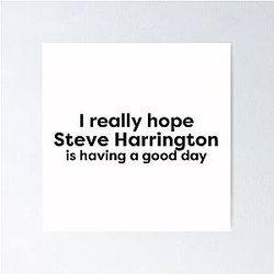 I Really Love Steve Harrington Poster