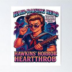 Steve Harrington Hawkins Poster