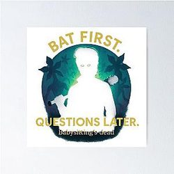 Bat First, Steve Harrington in Full Swing Poster