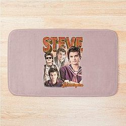 Steve Harrington Vintage Collage Design Bath Mat