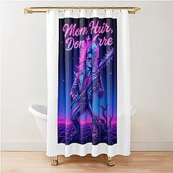 Steve Harrington - Mom Hair Don't Care Retro Hero Shower Curtain