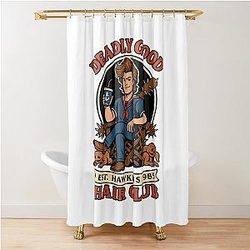Steve Harrington - Deadly Good Hair Club Edition Shower Curtain