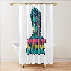 Steve Harrington - Hair Like Hellfire, Style Like No One Else Shower Curtain