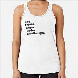 Steve Harrington Racerback Tank Top