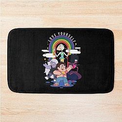 Steven Universe Love Yourself Rainbow Pride Cartoon Bath Mat