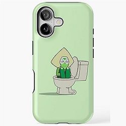 Steven Universe Peridot in the Toilet iPhone Case