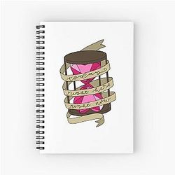 Today Right Here Right Now Steven Universe Spiral Notebook