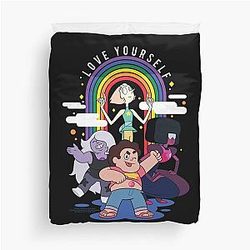 Steven Universe Love Pride Cast Cartoon Duvet Cover