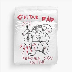 Guitar Dad Teaches Steven Universe Duvet Cover
