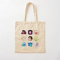Steven Universe Fan Art Collection Headshots Stickers Cotton Tote Bag