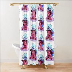 Steven Universe - Ruby and Sapphire - Shower Curtain