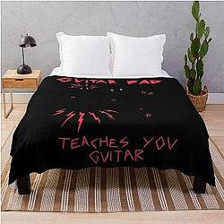 Guitar Dad Teaches Steven Universe Throw Blanket