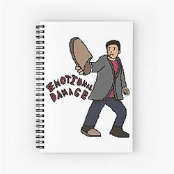 Emotional Damage by Steven He Spiral Notebook