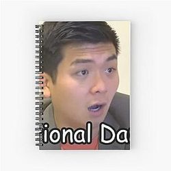 Emotional Damage Steven TikTok Spiral Notebook