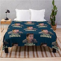 Emotional Damage - Steven He Throw Blanket