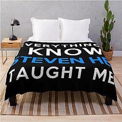 Steven He - Everything I Know Throw Blanket