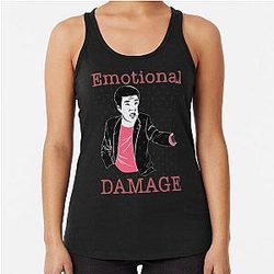 Emotional Damage Steven Racerback Tank Top