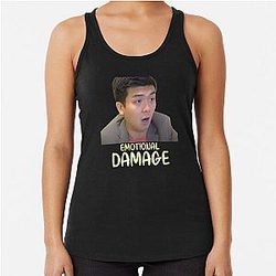 Emotional Damage Steven Racerback Tank Top