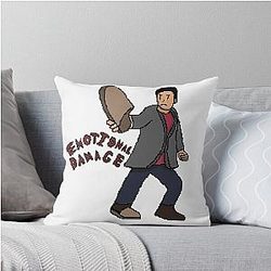 Emotional Damage Throw Pillow by Steven H