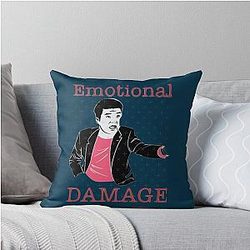 Emotional Damage Steven Throw Pillow