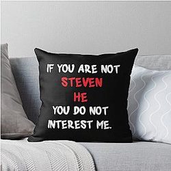 Steven He - If You Are Not Throw Pillow